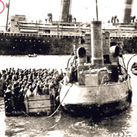 1916 укрцавање на брод